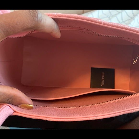 AUTHENTIC CHANEL Quilted Caviar Medallion Tote - Picture 6 of 8